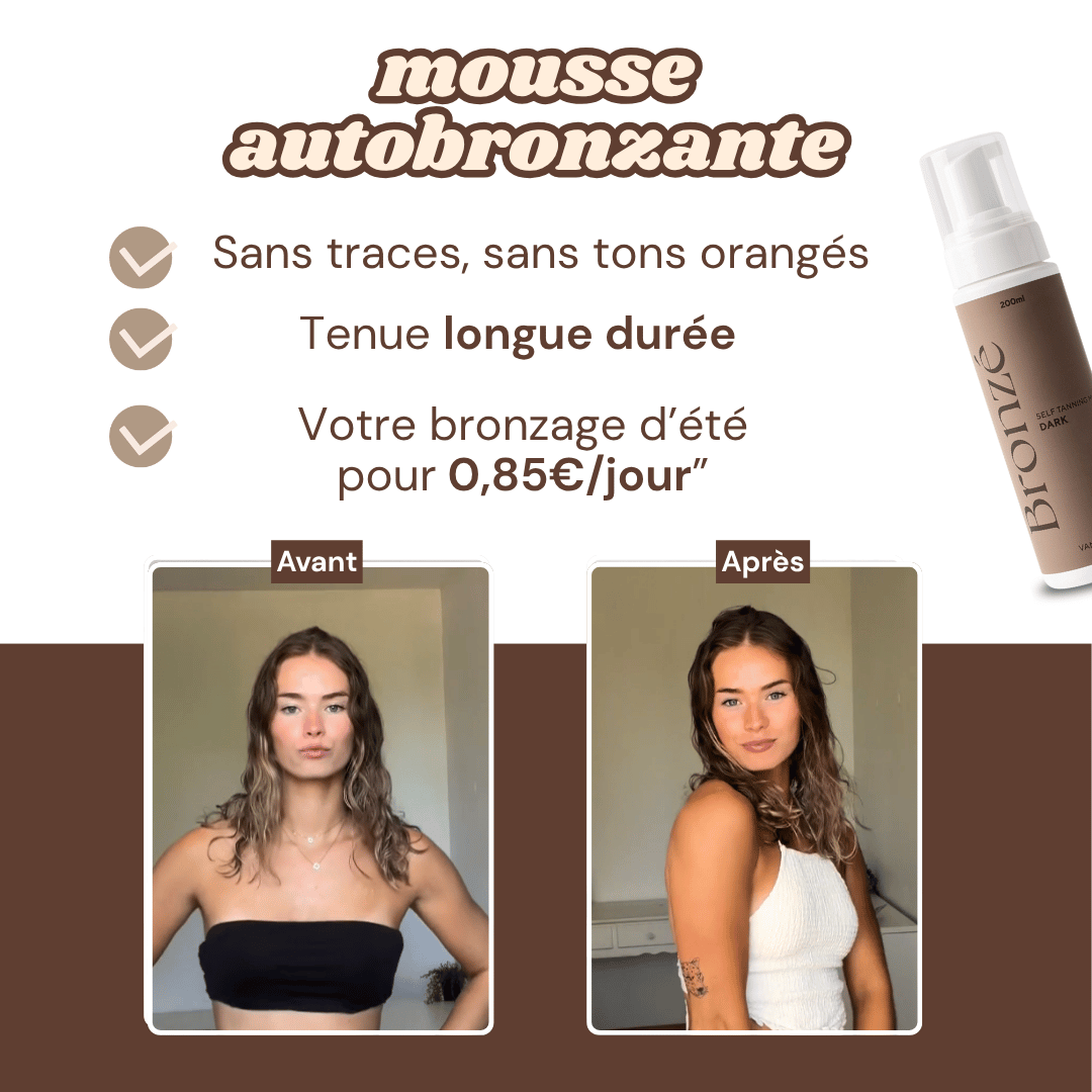 Mousse autobronzante 